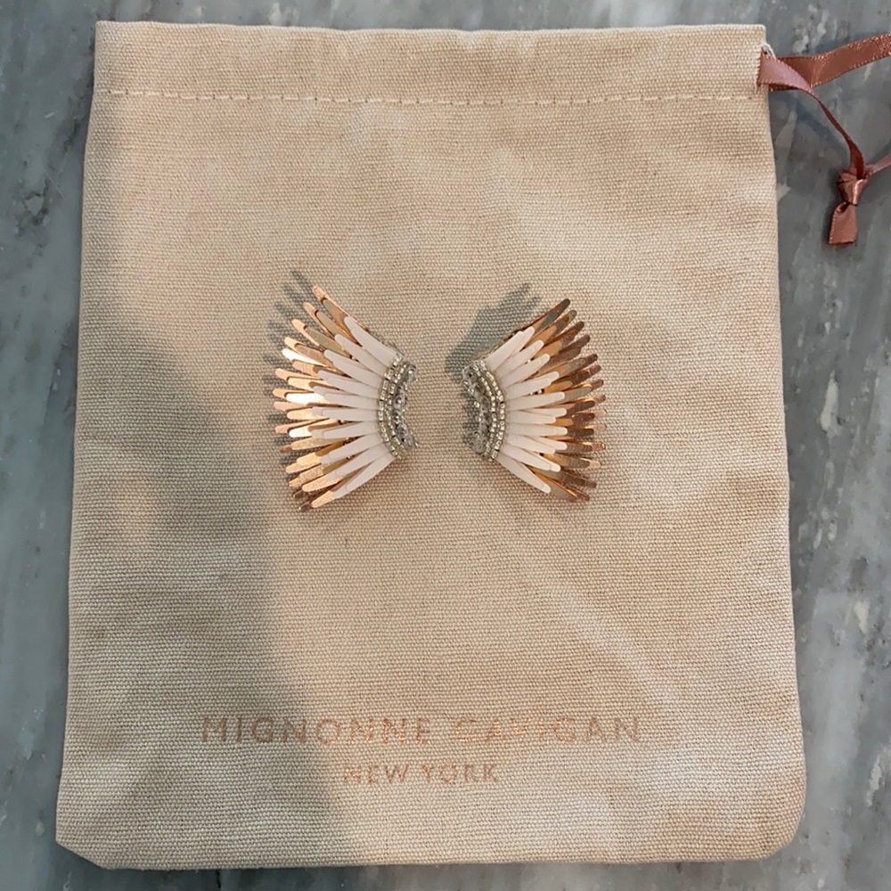 Mignonne Gavigan Mini Madeline Earrings Rose Gold